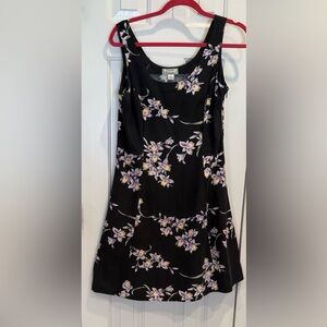 Tommy Bahama Sz 6 Black Floral Dress